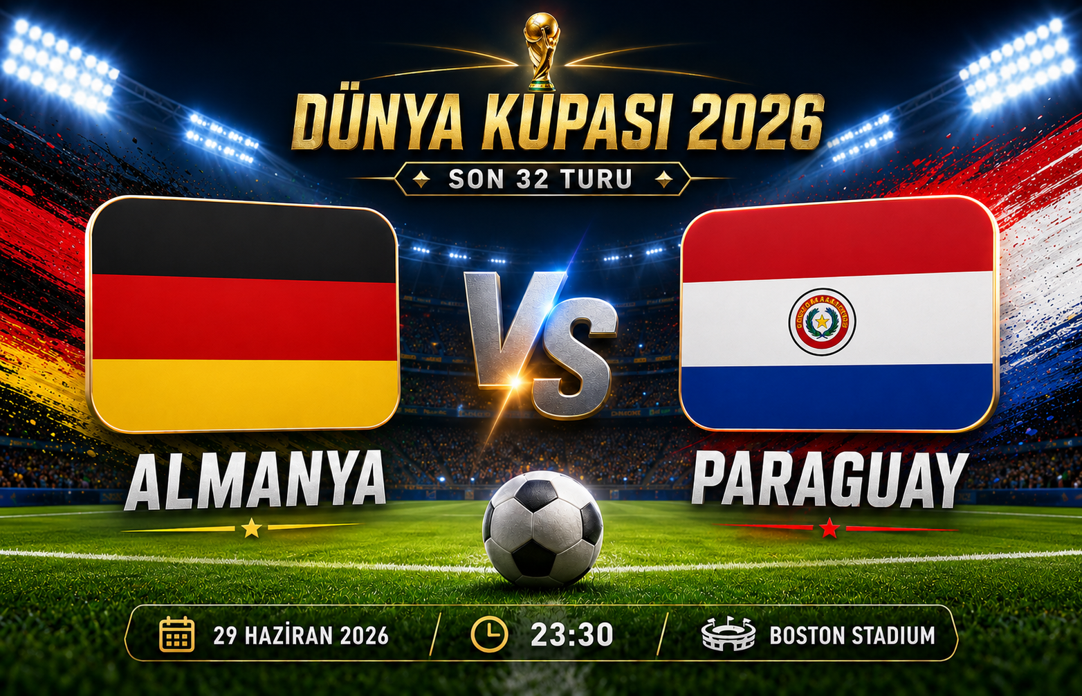Almanya Paraguay'ı Eleyecek
