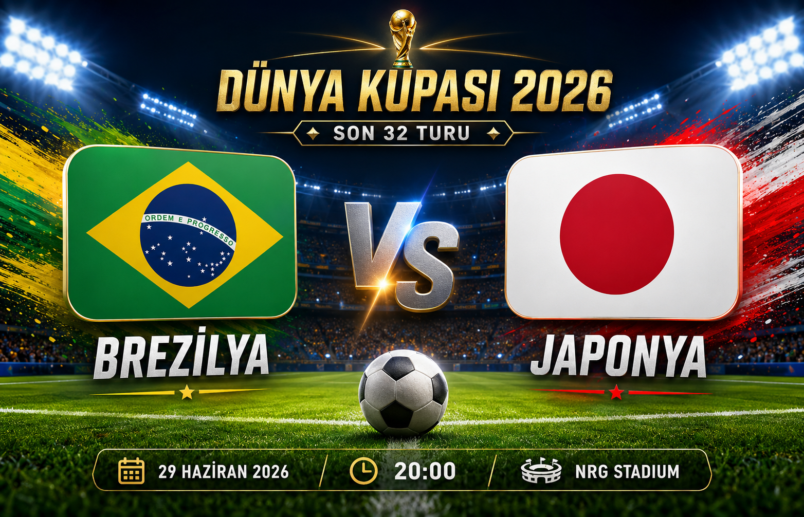 Brezilya Japonya'yı Eleyecek